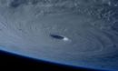 a hurricane as seen from space