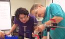 teachers working on design challenge