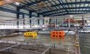 Wave damage testing at OSU's O.H. Hinsdale Wave Research Laboratory.