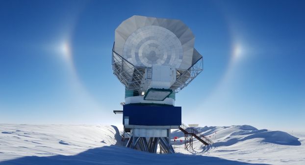 South Pole Telescope in Antarctica