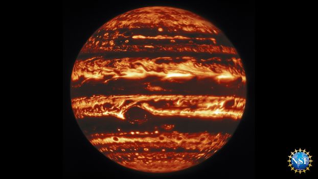 Jupiter in infrared light 