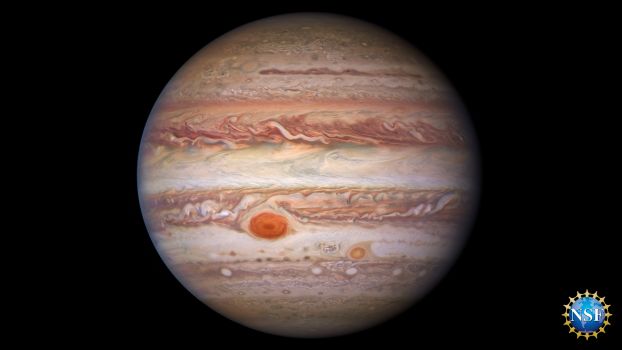 Hubble visible-light image of Jupiter