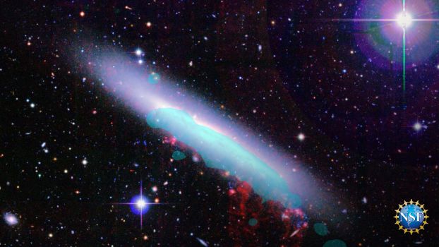 Optical image of spiral galaxy NGC 4330