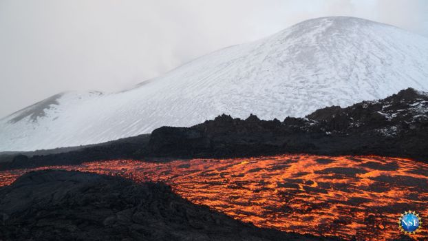 lava flows