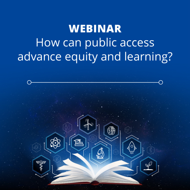 Webinar "How can public access advance equity and learning?" with AAAS and NSF