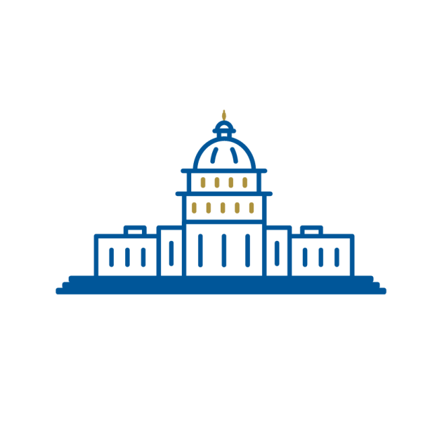 Illustration of a capitol building