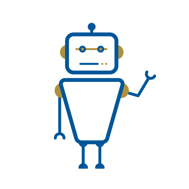 simple image of robot