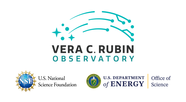 Logos of the NSF-DOE Rubin Observatory, U.S. National Science Foundation and the U.S. Department of Energy’s Office of Science