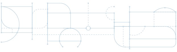 blue lines combination