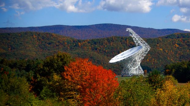 Green Bank Observatory in the fall