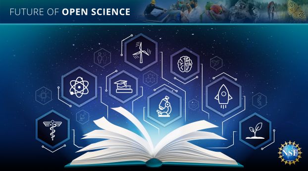 Future of Open Science Virtual Background A - NSF