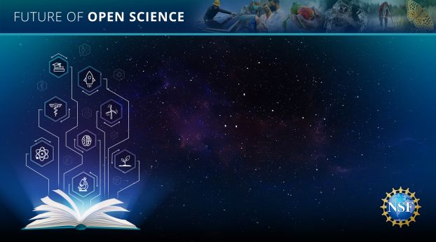 Future of Open Science Virtual Background B - NSF