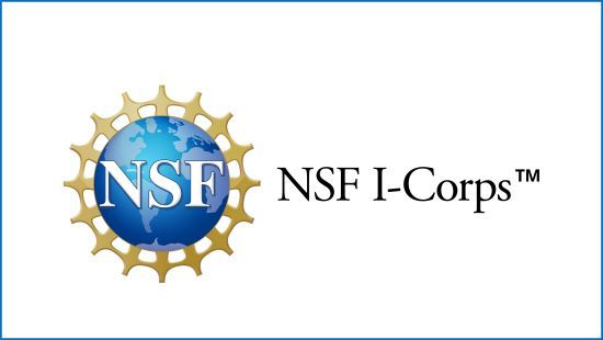 NSF I-corps logo with NSF medallion