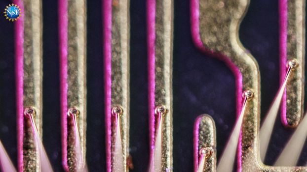 designed microchip from the lab