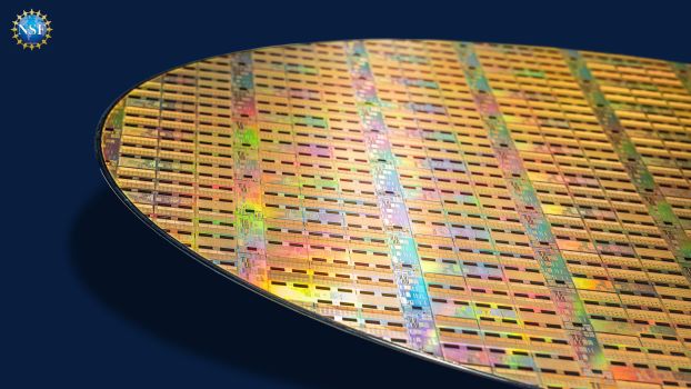 Ayar Labs TeraPHY™ optical I/O chiplet wafer.