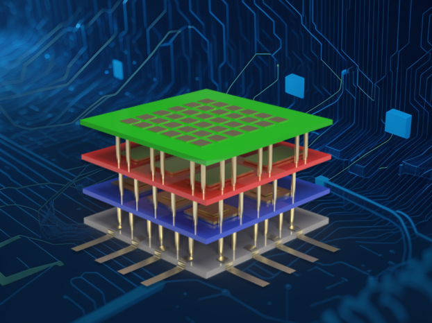 Researchers demonstrated 3D integration -- vertically stacking multiple layers of semiconductor devices -- on a massive scale