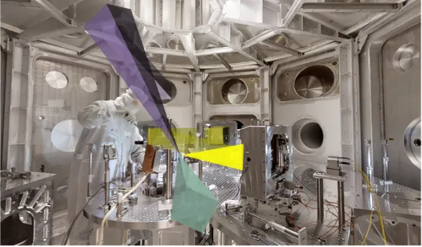 The P3 (Plasma Physics Platform)-installation at ELI Beamlines where the experiments will take place.