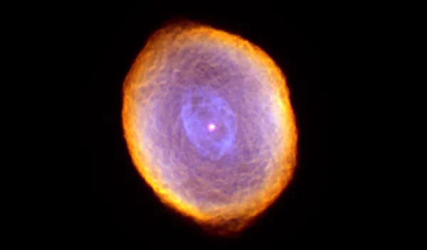 telescope image of dying star