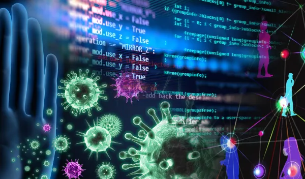 abstract tech graphic