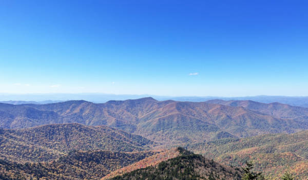 mountain peaks in North Carolina