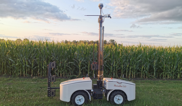 Researchers have developed automated technology capable of measuring the angle of leaves on corn plants.