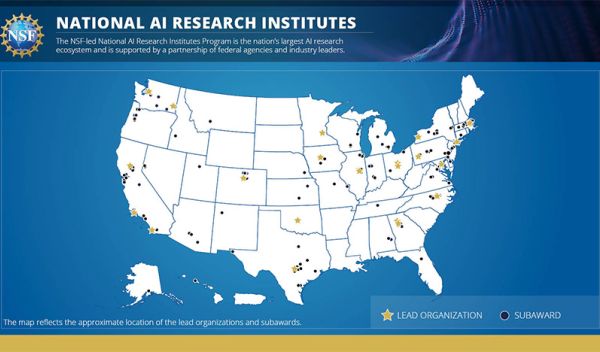 AI Research Institutes Map.