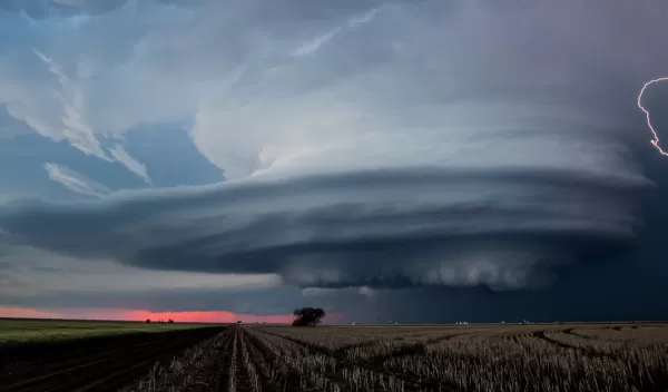 tornado storm clouds