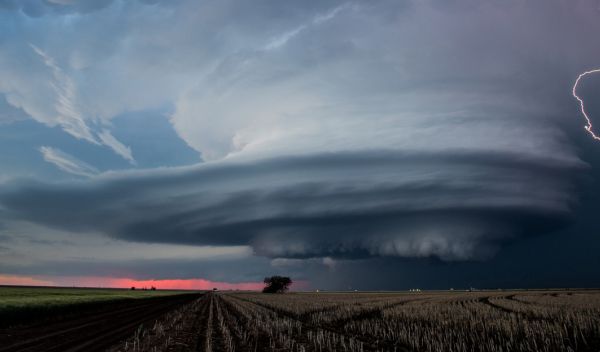 tornado storm clouds