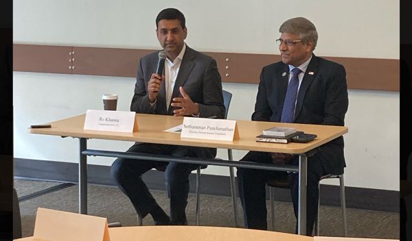 NSF director speaks about "CHIPS and Science Act" at Silicon Valley roundtable event.