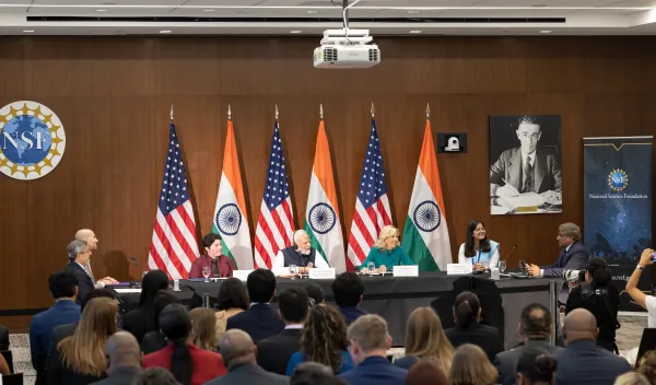 First Lady Dr. Jill Biden and Indian Prime Minister Narendra Modi visit NSF on June 21, 2023