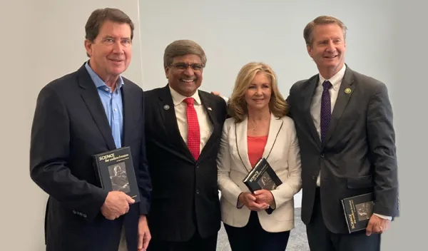 Meeting with Senators Blackburn and Hagerty at University of TN
