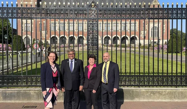 Director Panchanathan met with leaders from around the world at the Global Research Council 11th Annual Meeting in The Hague, Netherlands.