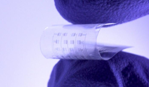 About the size of a postage stamp, the soft, flexible device uses an array of sensors and actuators.