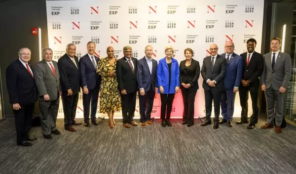 Dr Panch attended Northeastern University opening of the new EXP Building on October 16th,2023