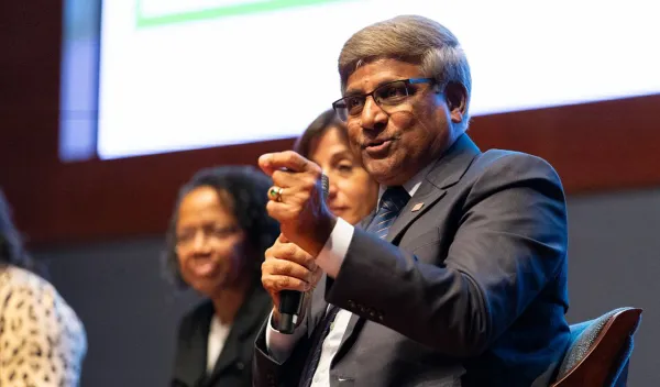 Panchanathan also participated in a fireside discussion at the EDGE Consortium's fall summit