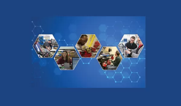 Images left to right: ATE Centers Impact 2016-2017, ATE Centers Impact 2016-2017, ATE Impacts 2018-2019 book, ATE Impacts 2018-2019 book, ATE Centers Impact 2011 report