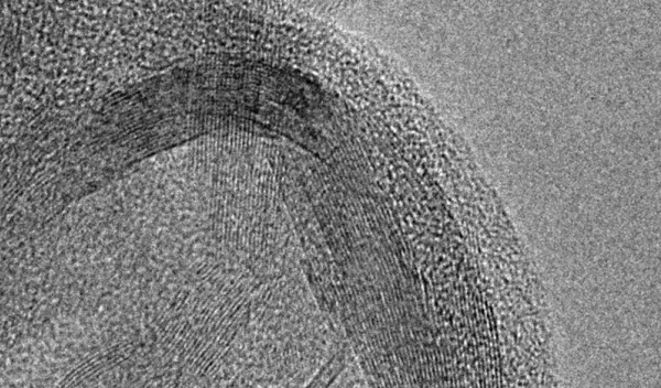 A microscopic image of graphene