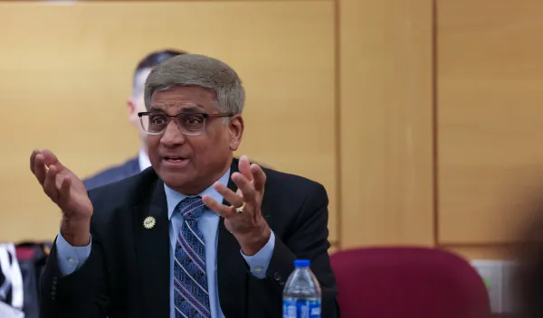NSF Director Sethuraman Panchanathan attends the “ROADMAP Summit” in Washington, D.C., on Dec. 3, 2024.