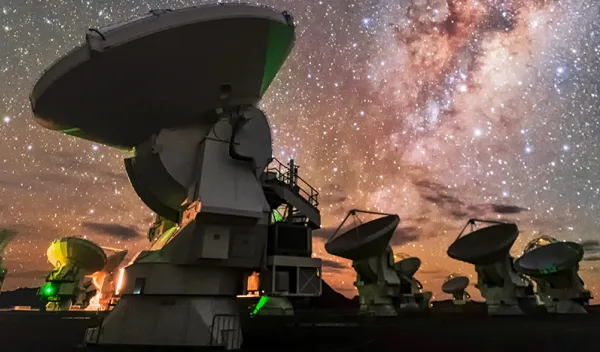 ALMA, located in the Chilean Atacama desert.