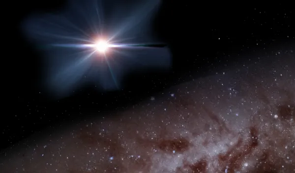 artist’s impression of the bright