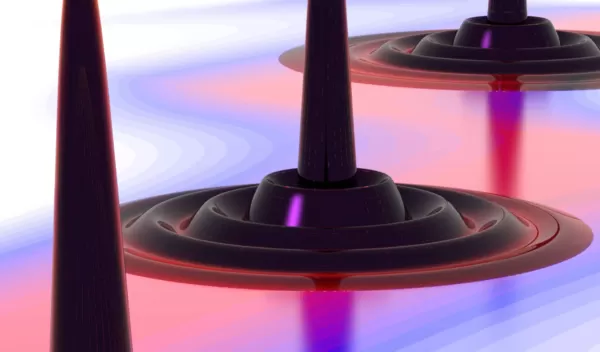 Microscopic quantum droplet discovered by JILA physicists in a gallium-arsenide semicond