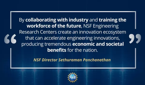 quote from NSF director Sethuraman Panchanathan - read caption