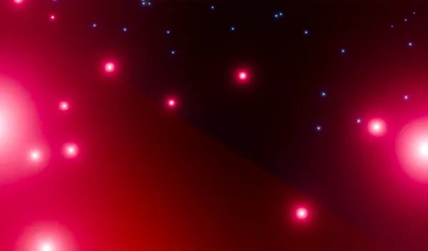 Red and blue particles against a dark background.