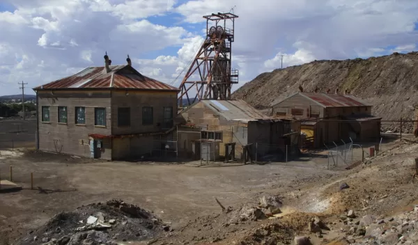 An abandoned mine in Kabwe, Zambia.