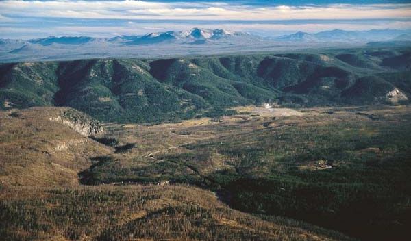 Yellowstone National Park's caldera, a remnant of an ancient volcano, is rising.