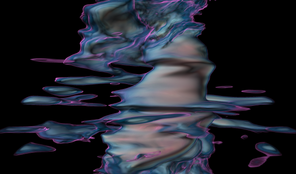 visualizations of data from a simulation of plasma turbulence in Earth's ionosphere