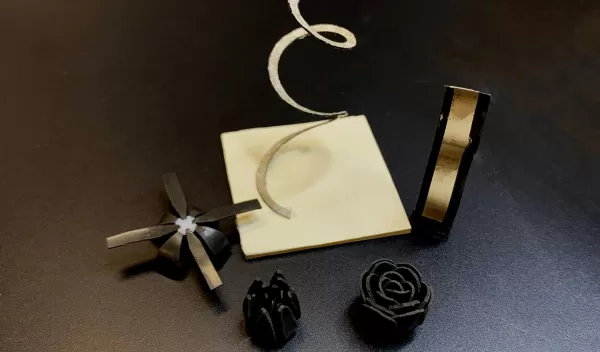 Objects made from magnetic shape-memory polymers