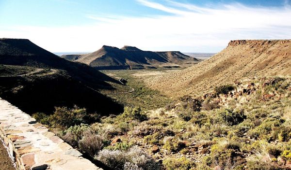 Great Escarpment in Karoo National Park looking across the Lower Karoo