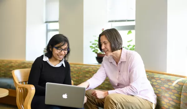 Sabine Petry (right) and Akanksha Thawani reverse-engineered the