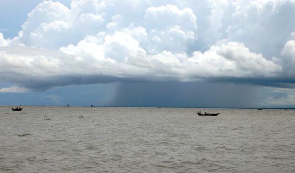 Boats on the Bay of Bengal